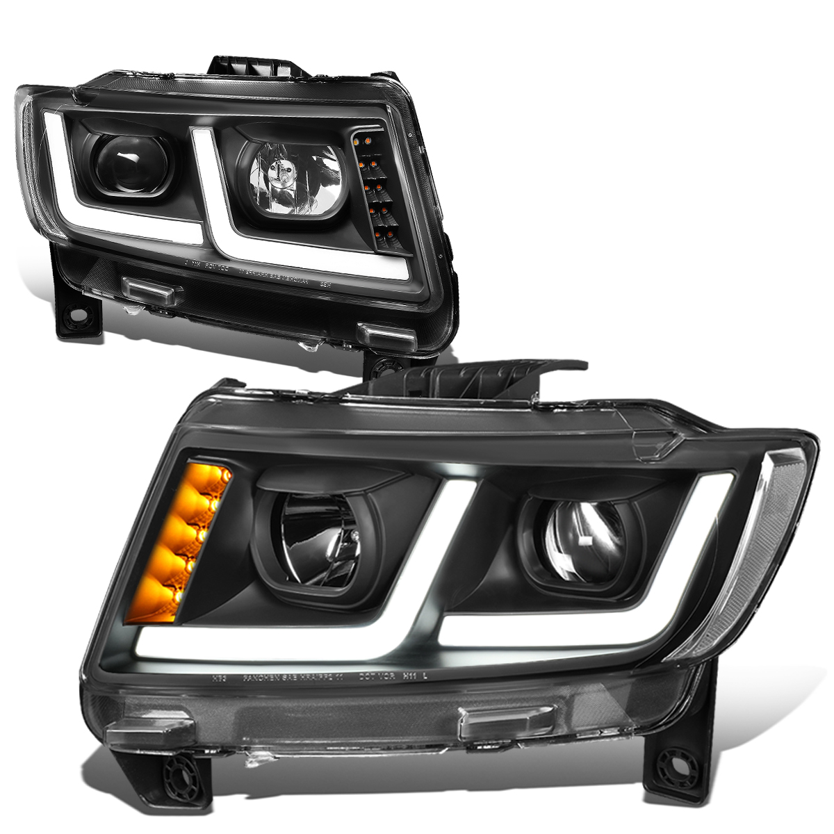1113 Jeep Grand Cherokee [Halogen Model] LED DRL Projector Headlights