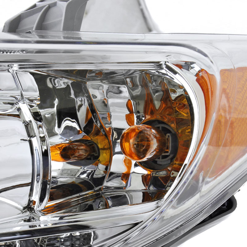 1113 Toyota Highlander SMD LED Strip Projector Headlights Chrome