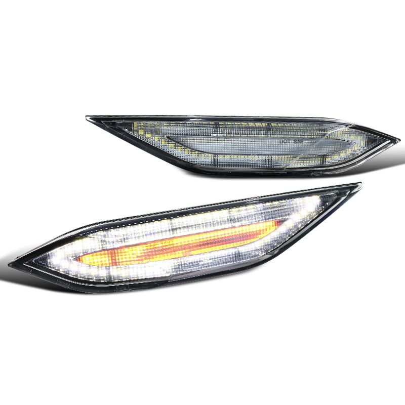 1114 Porsche Cayenne 958 LED Side Marker Light Clear