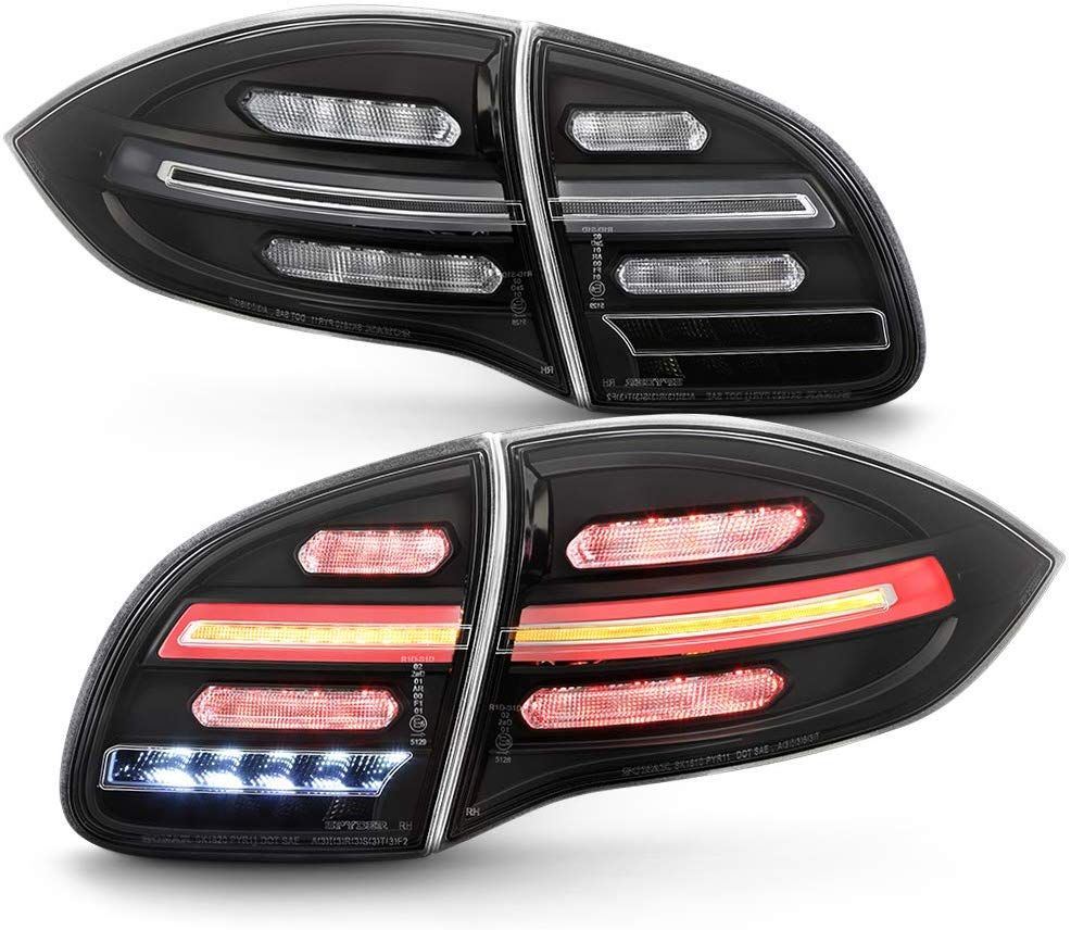 1114 Porsche Cayenne 958 OpticStyle LED Sequantial Signal Tail Lights