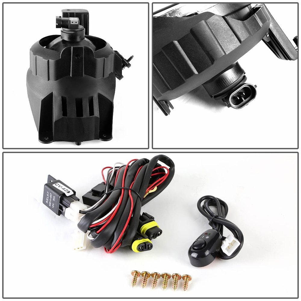 1115 Chevy Aveo/Sonic Clear Lens Oe Bumper Driving Fog Light+Bezel+Switch