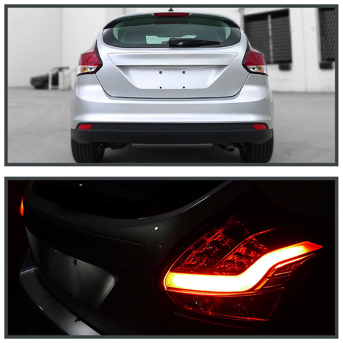 SpecD 20122014 Ford Focus Hatchback Performance Full LED Tail Lights