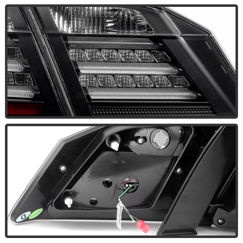Spyder 1315 Honda Accord Sedan Performance LED Tail Lights Black