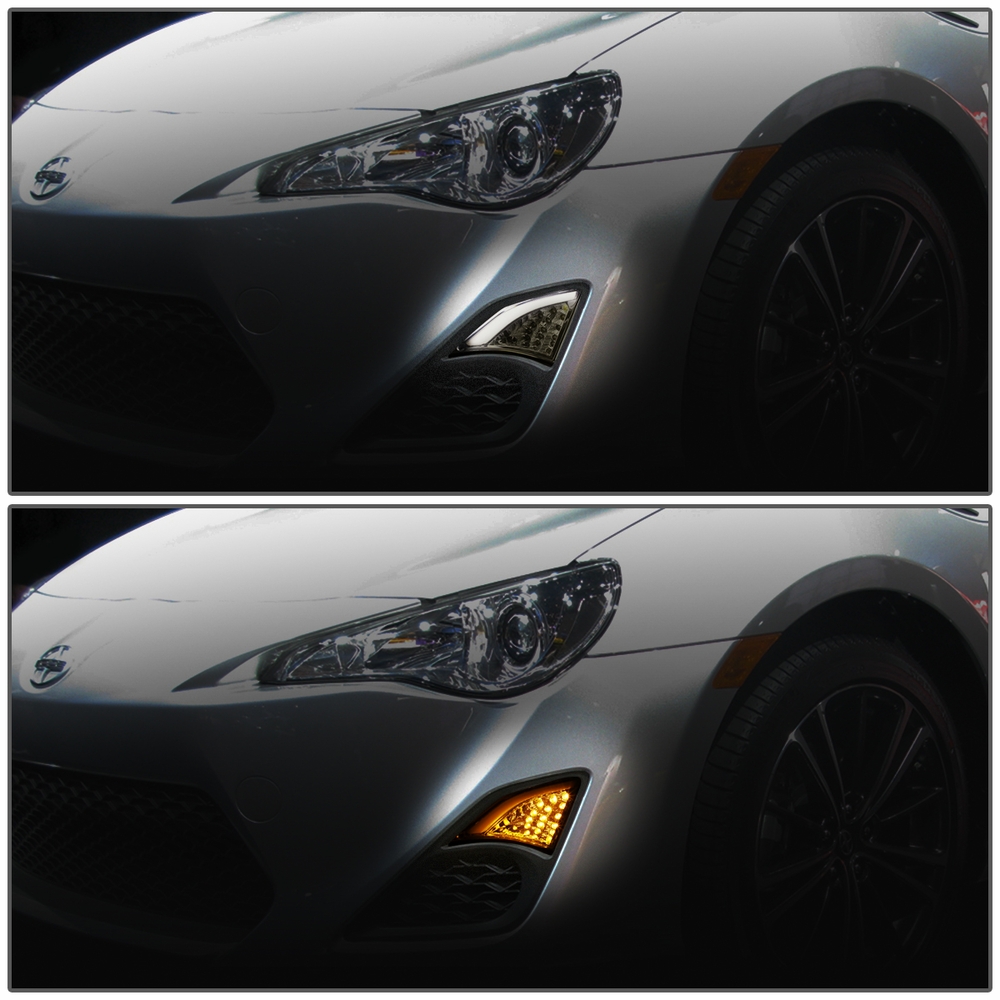 1316 Toyota Scion FRS Pair of Signal & 3D Light Bar Function LED Side