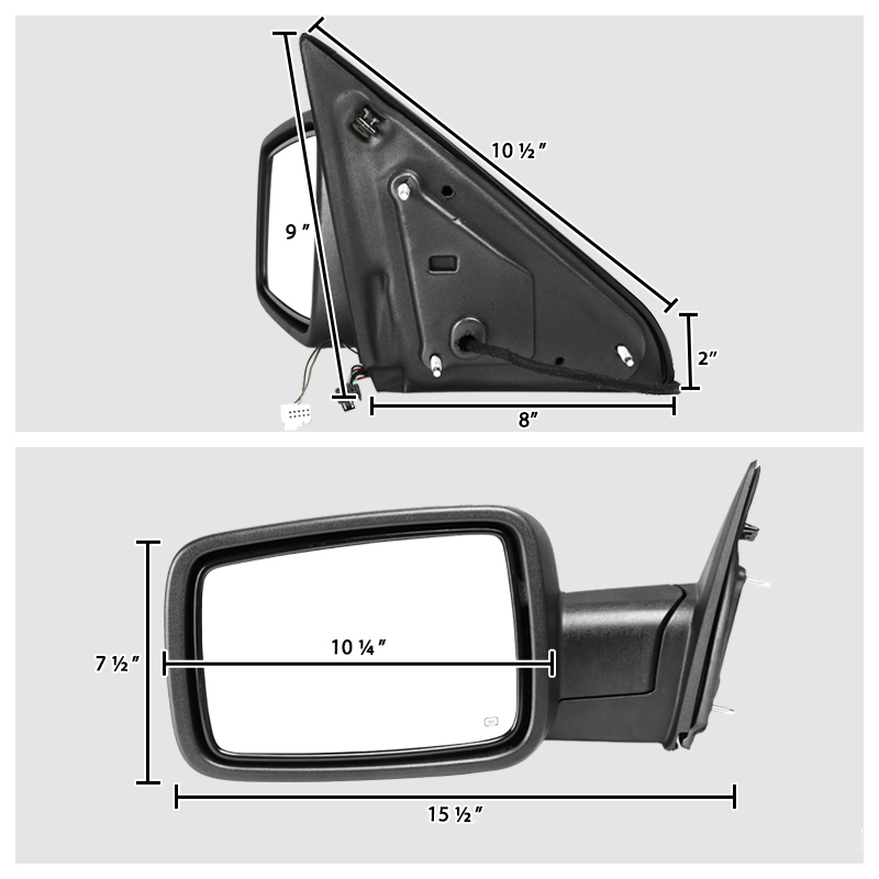 Silverado Rear View Mirror Power Fold Memory Heated Puddle Light Driver Side Mirror For 2007-2013 GMC Yukon 2007 Chevy Silverado Mirrors - Foto 7