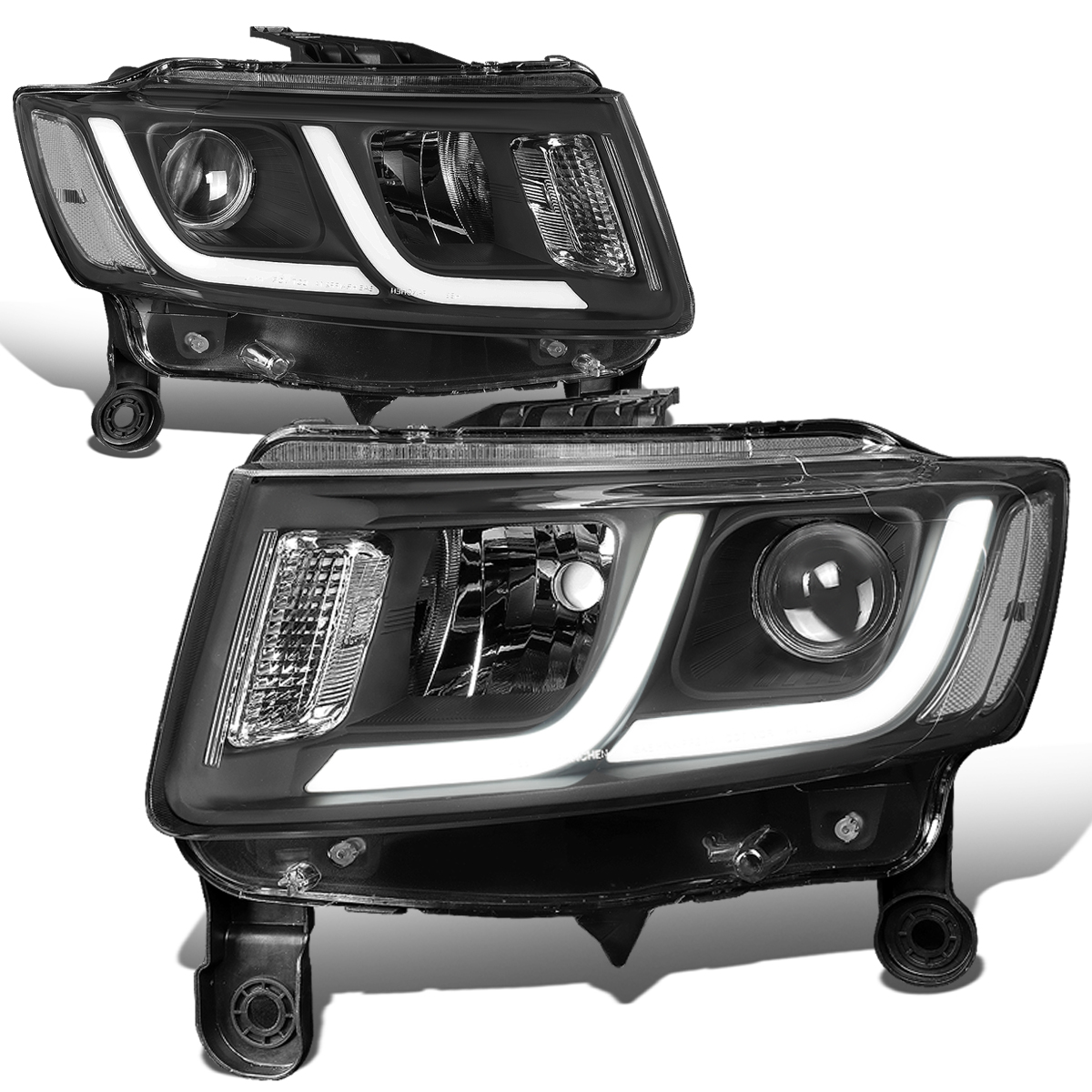 1416 Jeep Grand Cherokee [Halogen Model] LED DRL Projector Headlights