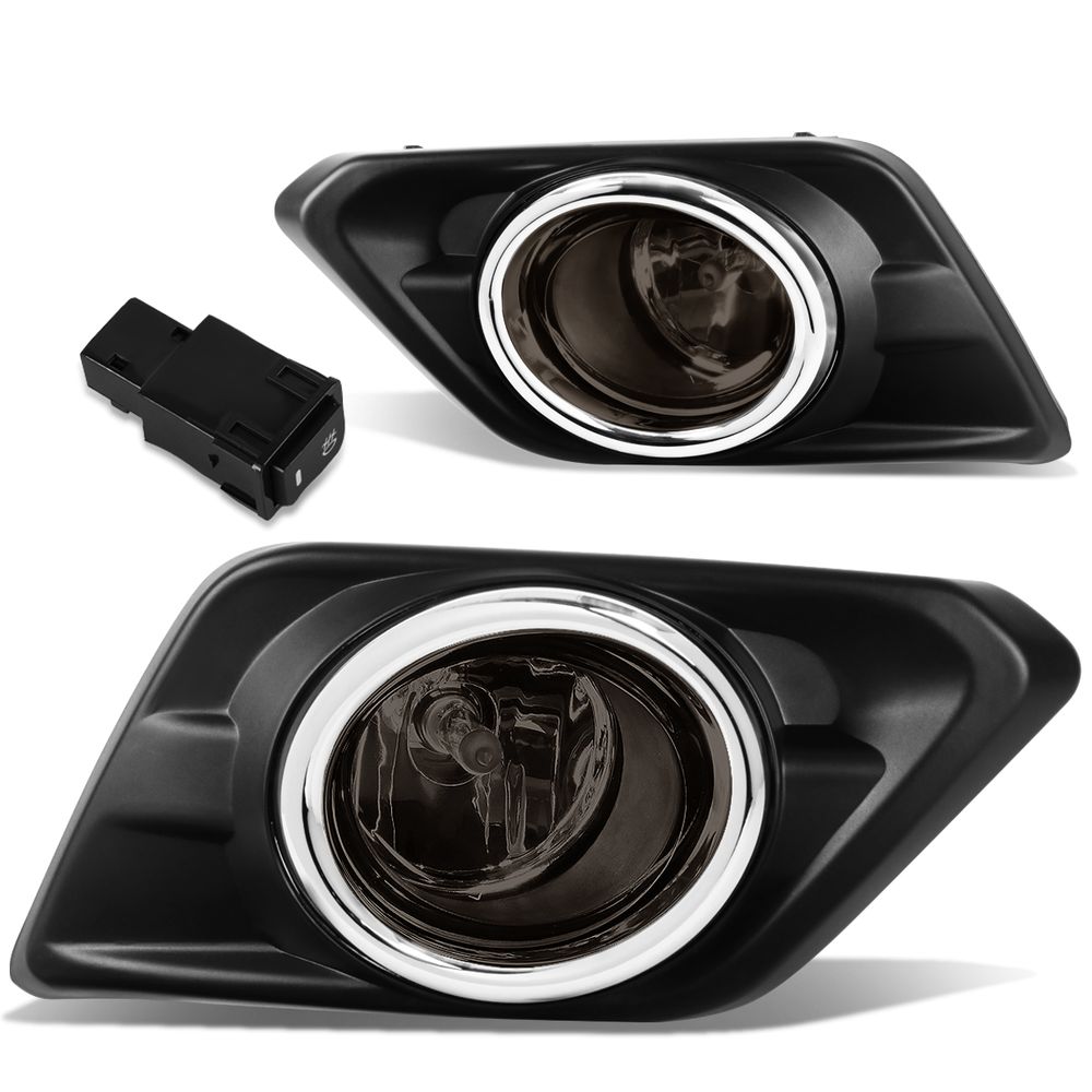1416 Nissan Rogue Smoked Lens Oe Driving Pair Fog Lights