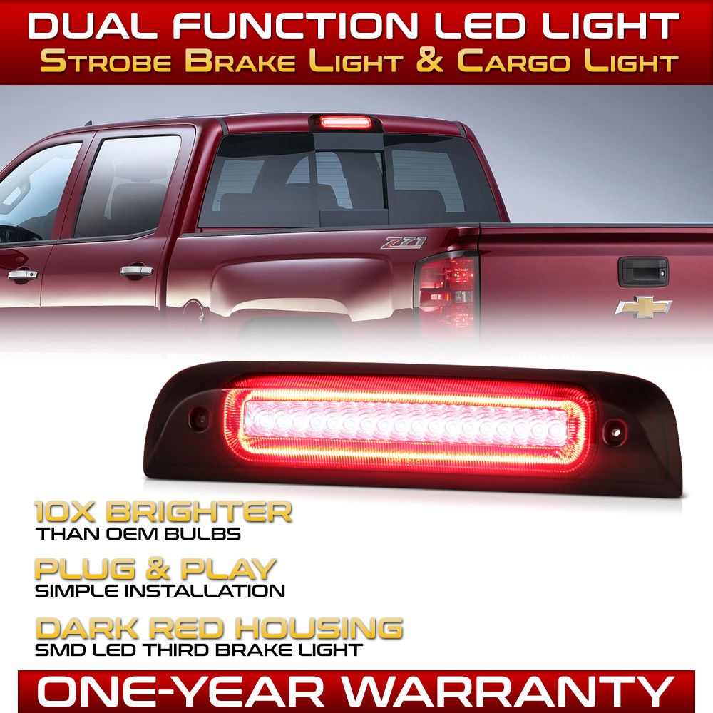 1418 Chevy Silverado / GMC Sierra LED Third Brake Tail Cargo Lights