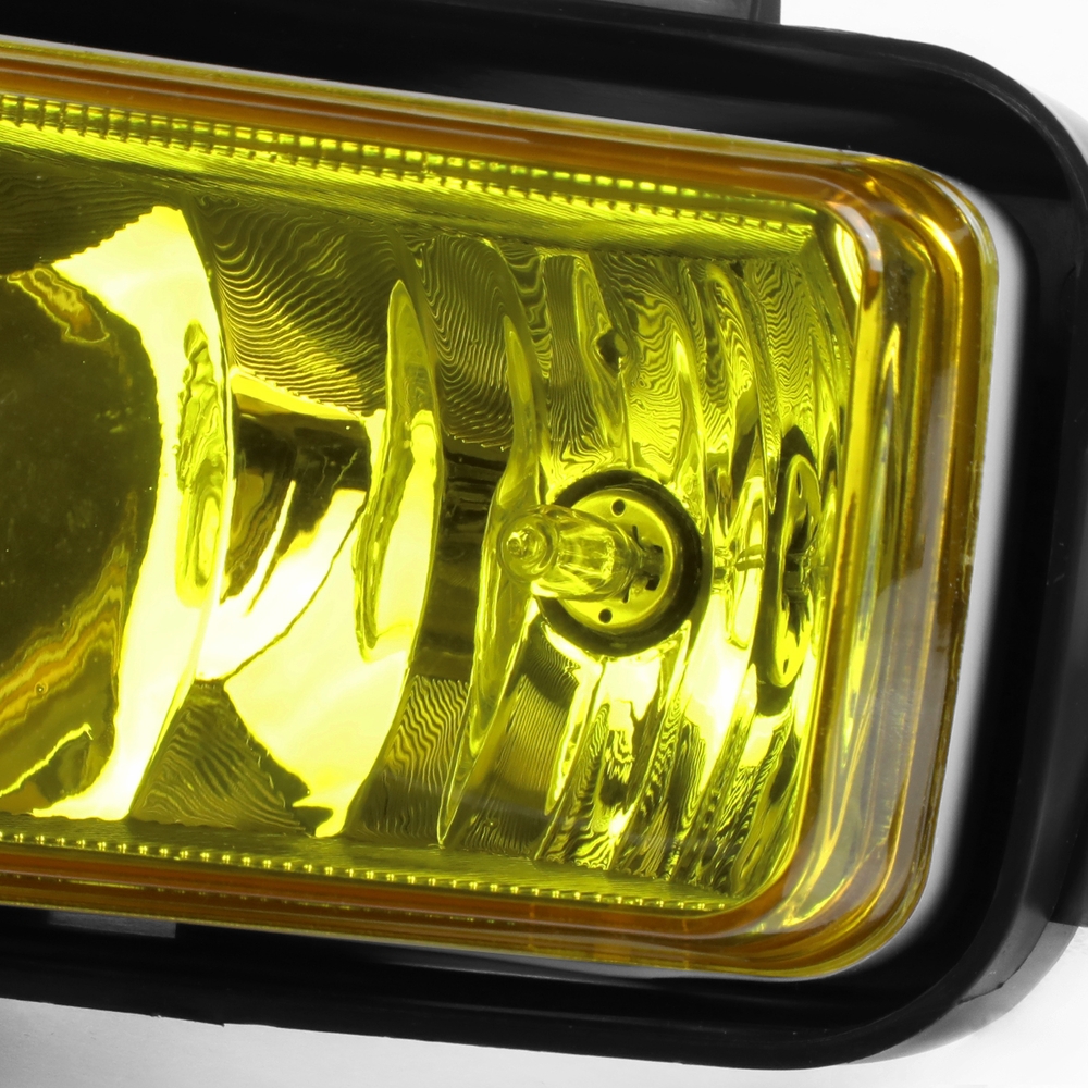 1518 Chevy Tahoe/Suburban Amber Lens Chrome Cover Fog Light+Switch+Harness