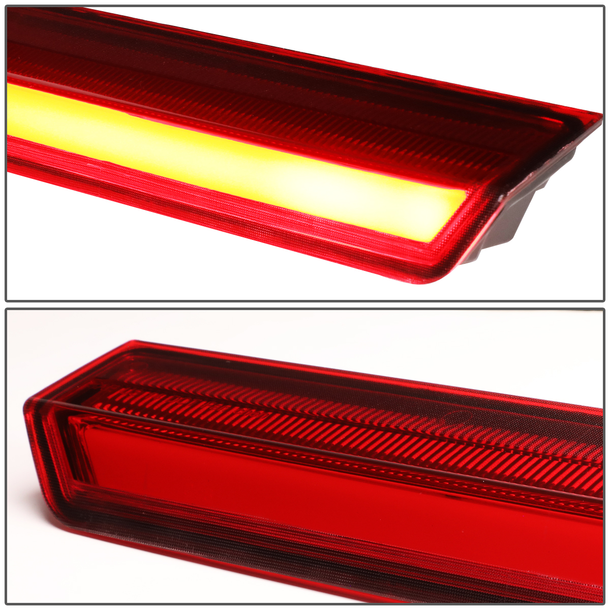 1519 Chevy Tahoe Suburban 3D LED Bar 3rd Third Tail Brake Light Red