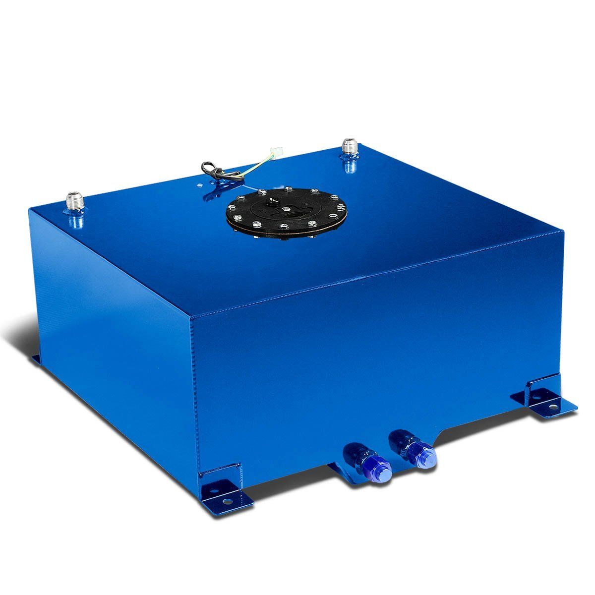 15Gallon Aluminum Street/Drift/Strip/Racing Fuel Cell Blue Gas Tank