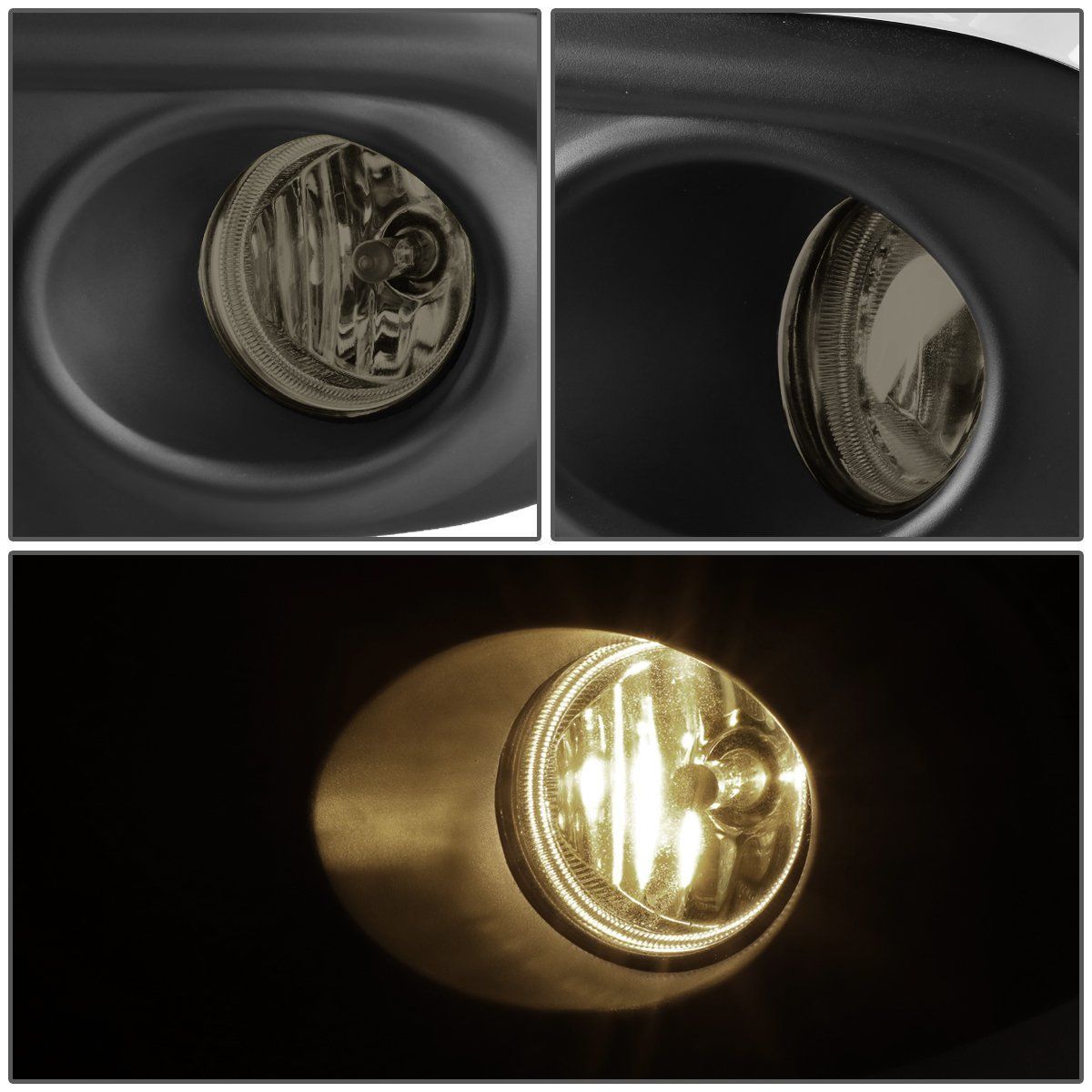 1617 Honda Civic Sedan / Coupe Front Bumper Fog Lights Kit [Chrome