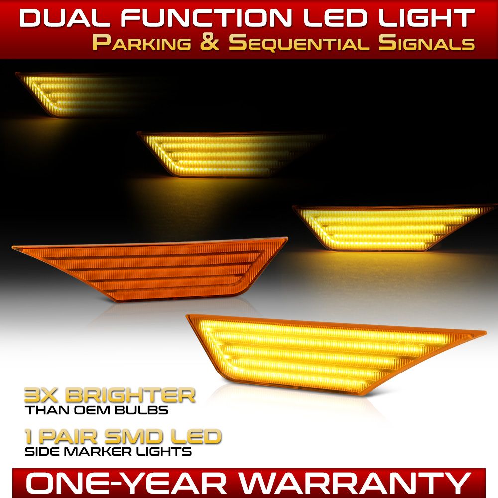 1621 Honda Civic LED Side Marker Lights Switchback + Sequential