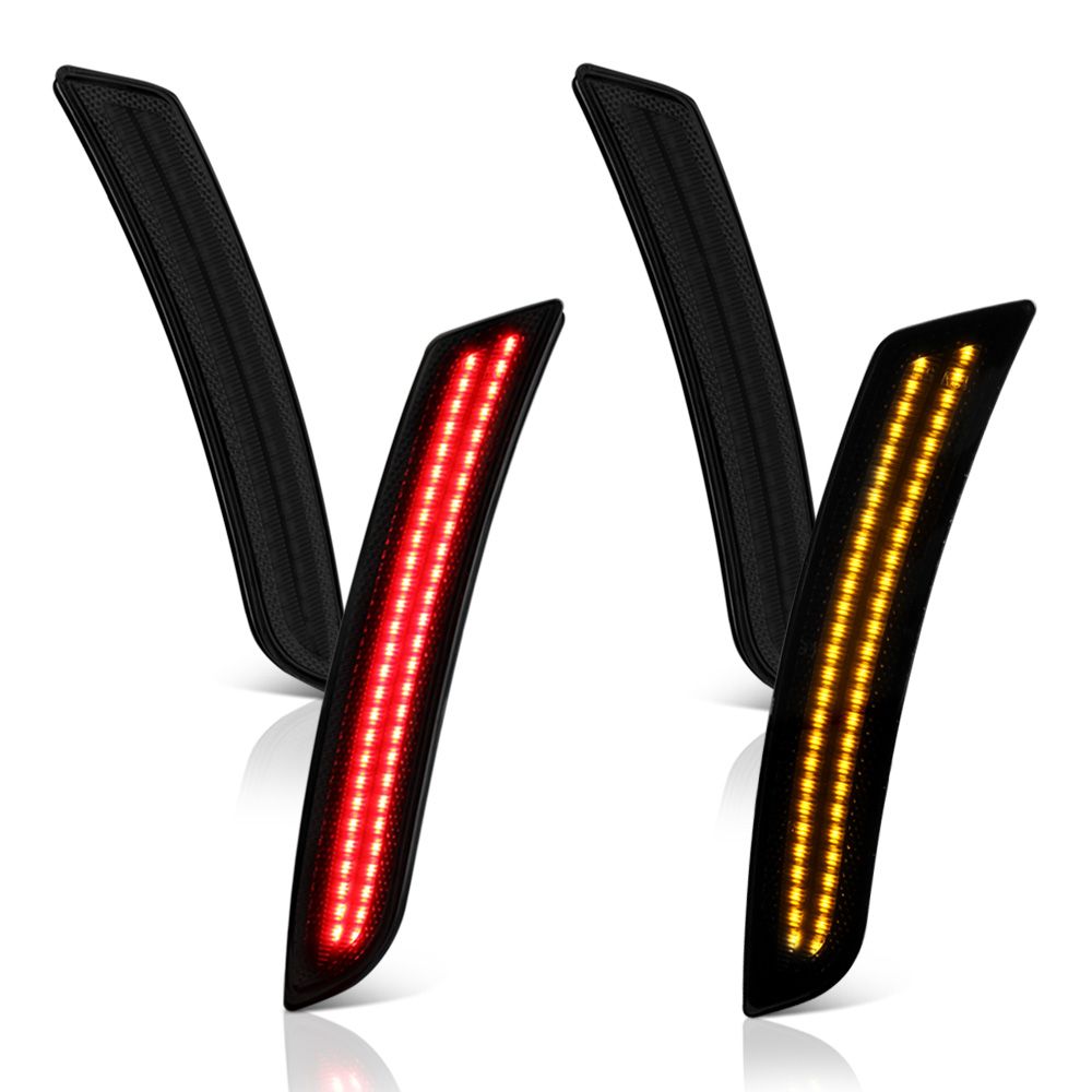1622 Chevy Camaro Smoked Lens LED Side Marker Lights Amber & Red