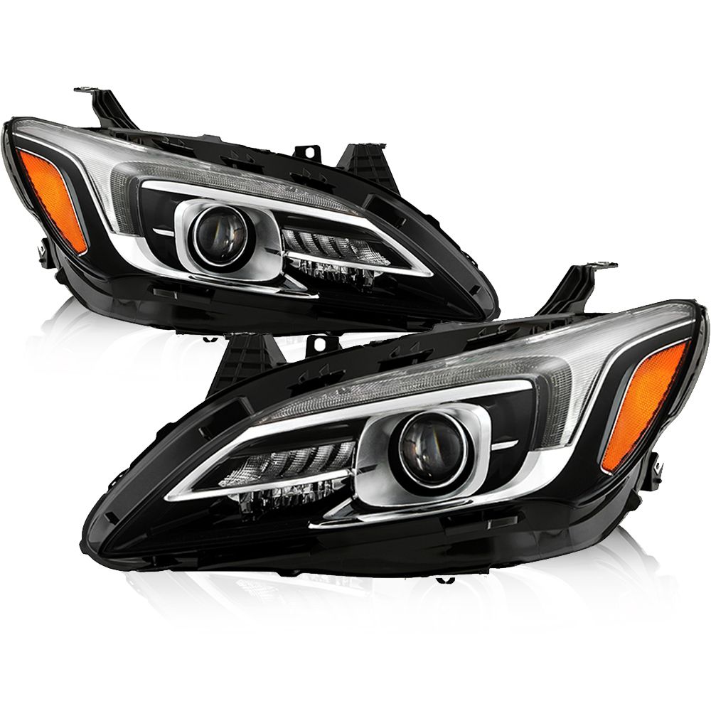 Aftermarket Left Driver Side HID Headlight For 2010-2013 Buick LaCrosse Chrome Housing Clear Lens