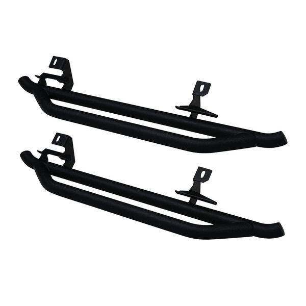 1820 Jeep Wrangler 2Dr JL Rock Slider Step Bars Textured Black