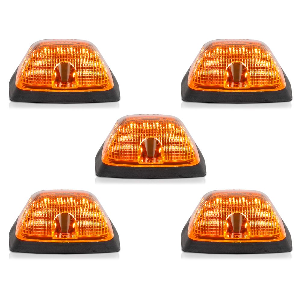 19882000 Chevy GMC C/K Pickup Amber LED Roof Clearance Lights LAC