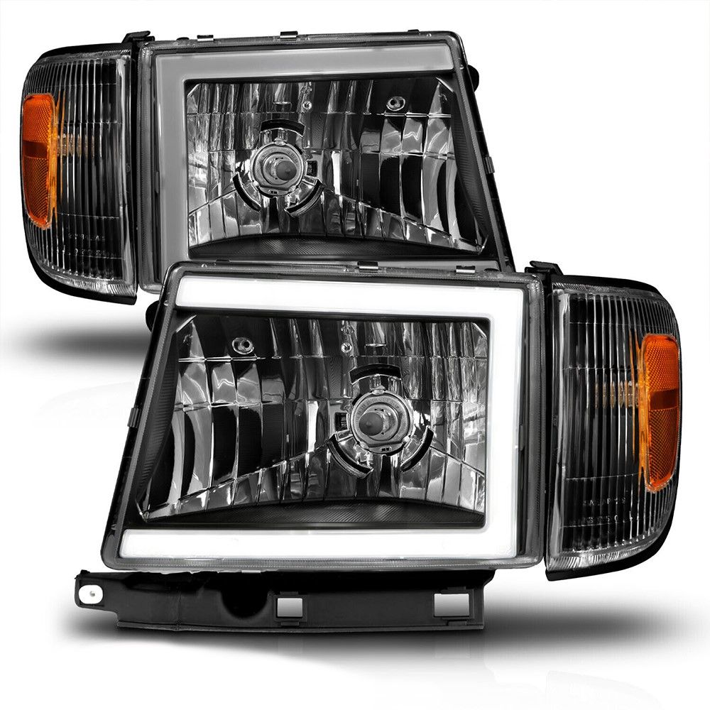 19972000 Toyota OEStyle Reflector Headlights w/ LED Bar