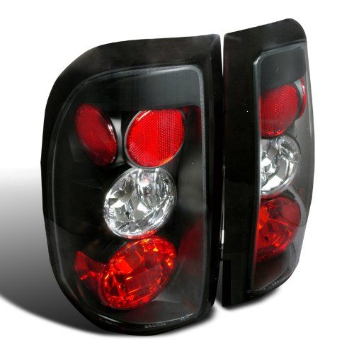 ACANII - For Black 1997-2004 Dodge Dakota LED Tail Lights