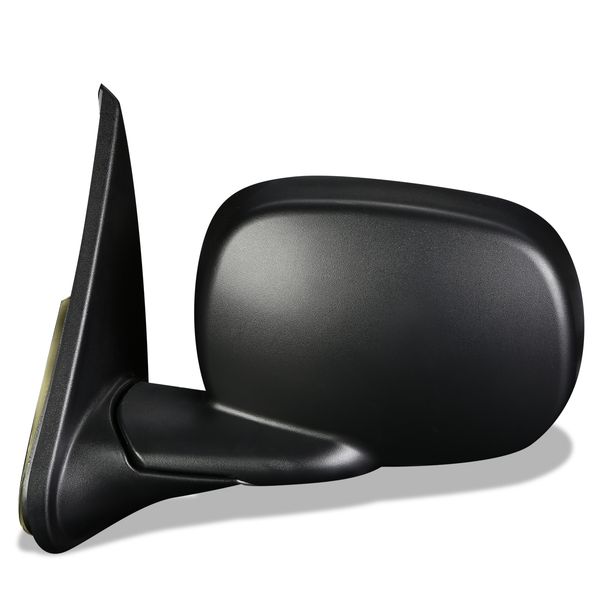 A-Premium Passenger Side Manual Door Mirror - Compatible With Dodge Ram 1500 2500 3500 Van, 1999-2003, B1500, B2500, B3500 - Non-Heated, Manual Folding Black Outside Rear View Mirror