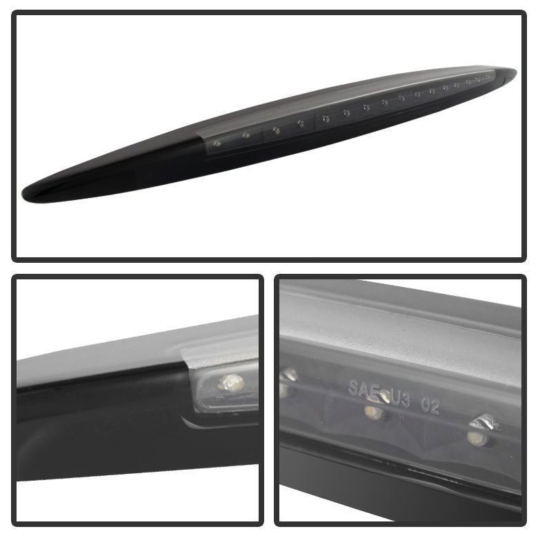 20002009 Honda S2000 AP1 AP2 Full LED 3RD Trunk Brake Light Black