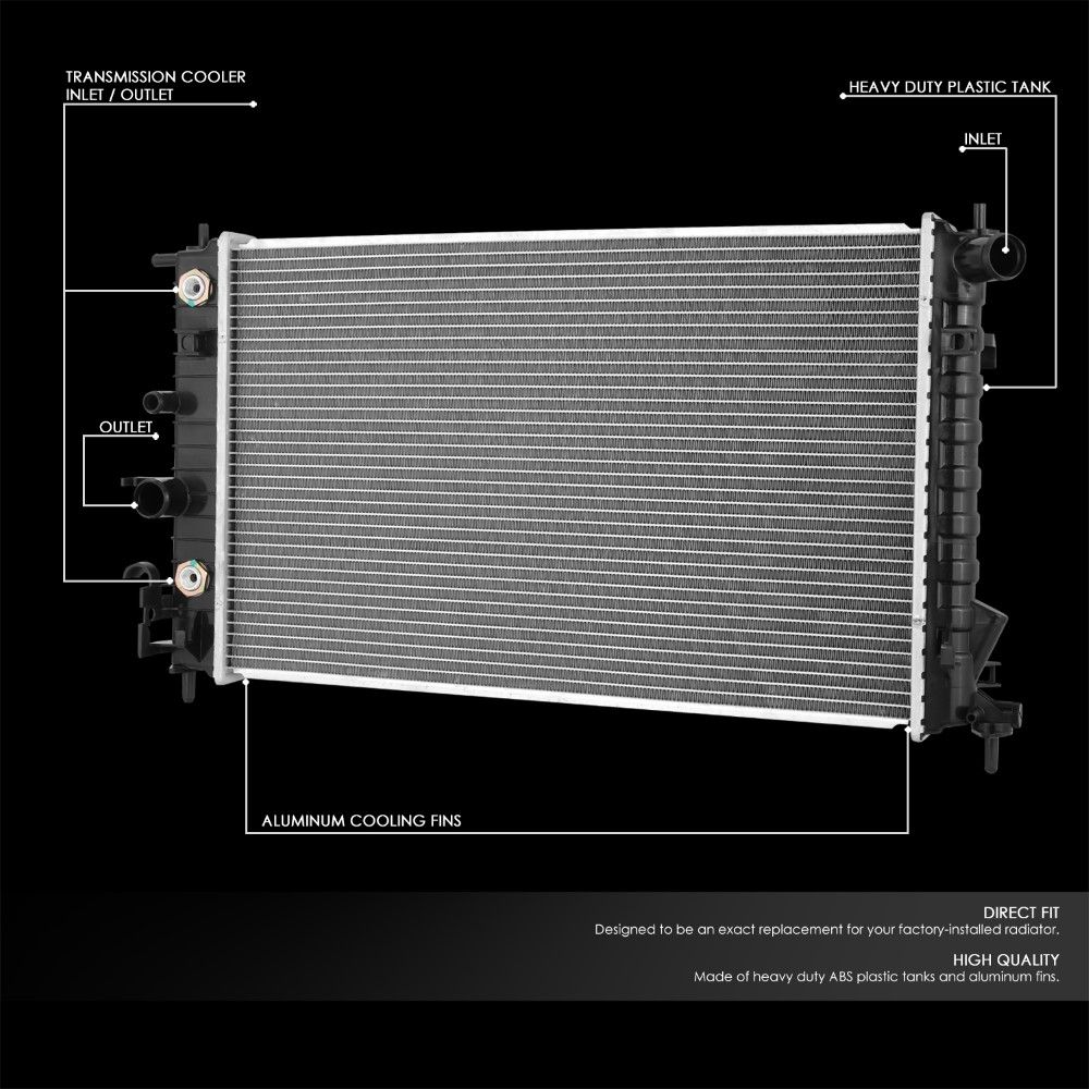 2001-2003 Saturn L100 L200 L300 LS LS1 LW1 LW200 Radiator Aluminum Core ...
