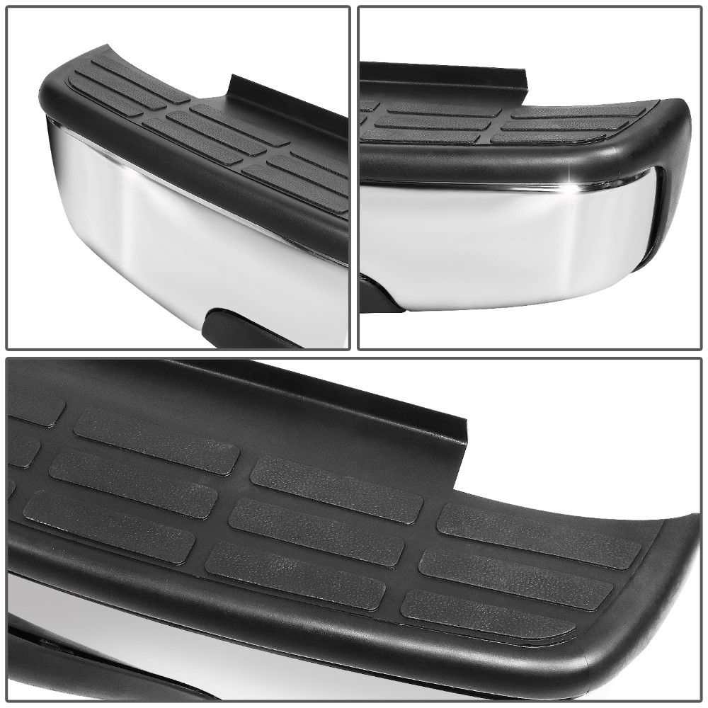 20012007 Chevy Silverado / GMC Sierra 2500HD 3500 Rear Step Bumper w/ License Plate Lights