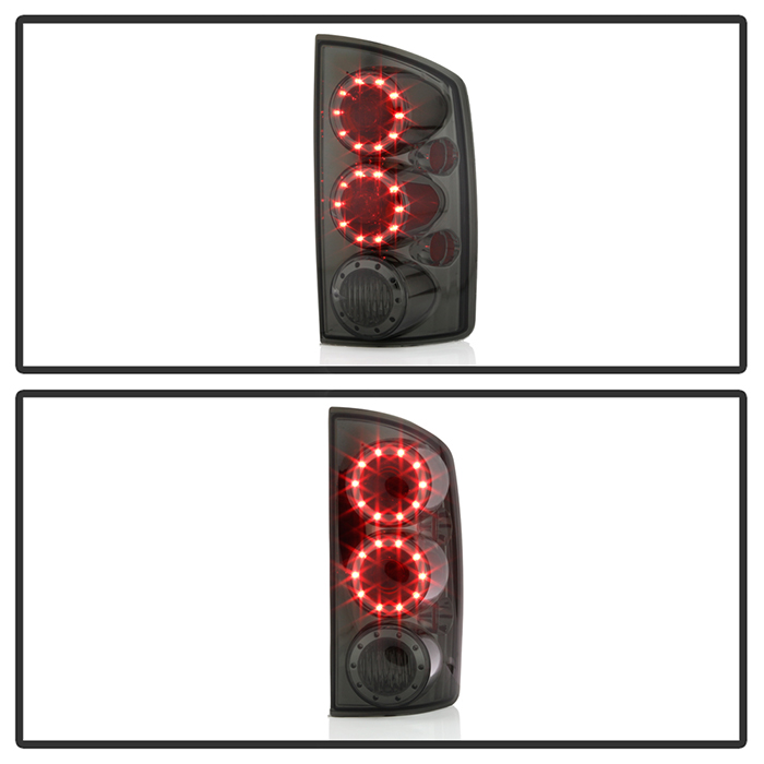 20022006 Dodge Ram 1500 0306 Ram 2500 3500 Chrome/Smoked Tail Lights