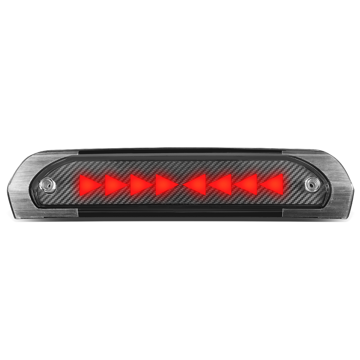 20022008 Dodge Ram 1500 2500 3500 Chasing Triangle LED Carbon Third Brake Light