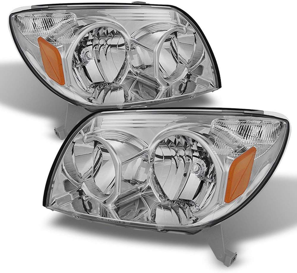 20032005 Toyota 4Runner Replacement Crystal Headlights Chrome