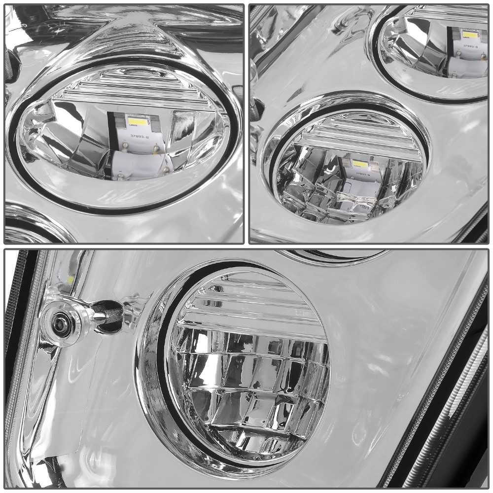 Speed Daddy Full LED Bumper Fog Lights For Volvo VN / VNL / VNM / VNX Trucks (2003-2017) – Black Housing