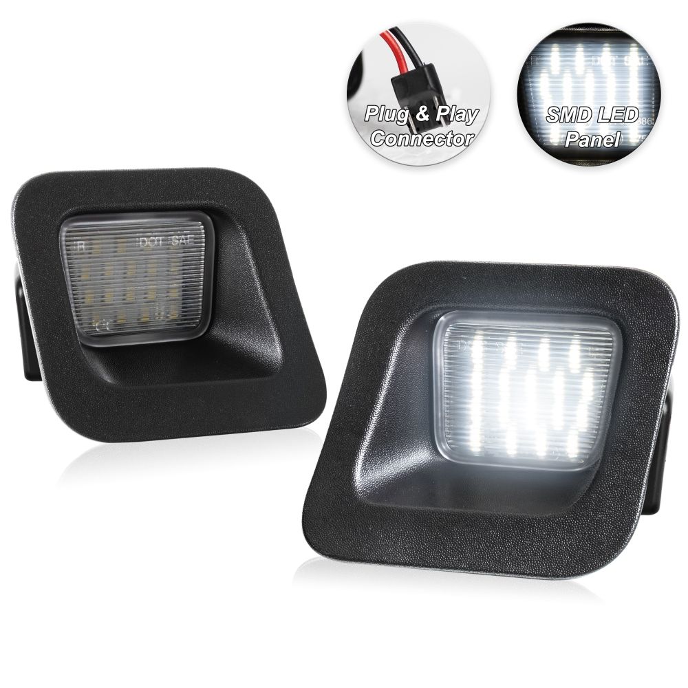 20032018 Dodge RAM 1500 2500 3500 3W LED License Plate Lights