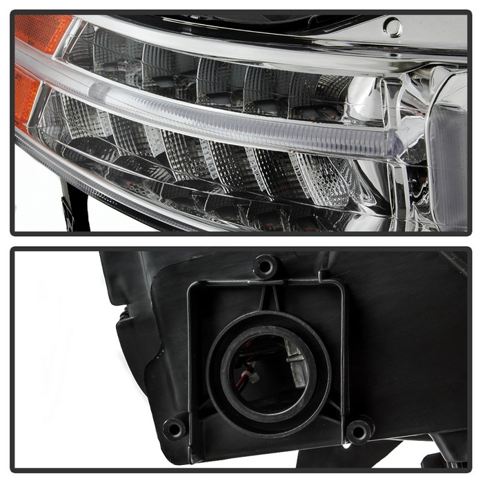 20042008 Acura TL w/ LED Signal DRL Projector Headlights Chrome
