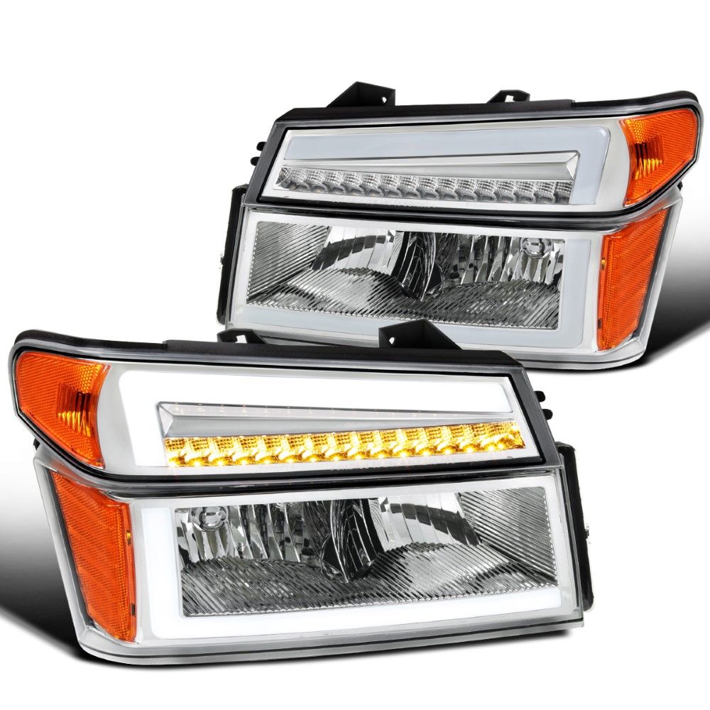 20042012 Chevrolet Colorado / GMC Canyon OEStyle LED DRL Headlights+Bumper Signal Lamps