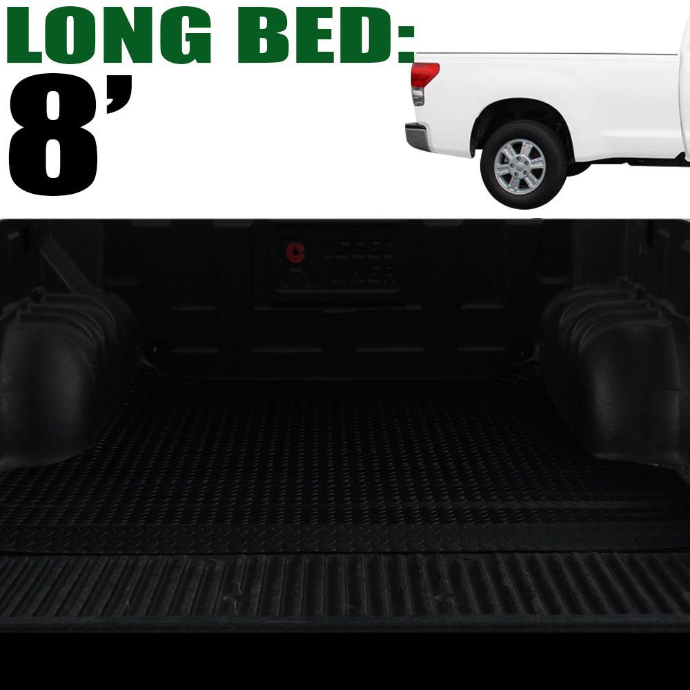 20022018 Dodge Ram 5.7' Short Bed Rubber Truck Bed Mat Liners Black
