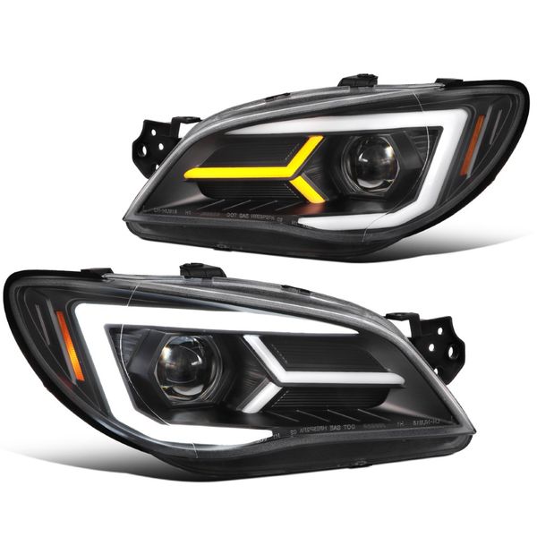 SpecD 20062007 Subaru Impreza WRX STi Projector Headlights w/ C LED
