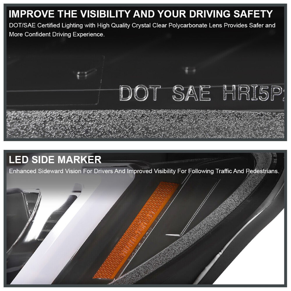 SpecD 20062007 Subaru Impreza WRX STi Projector Headlights w/ C LED