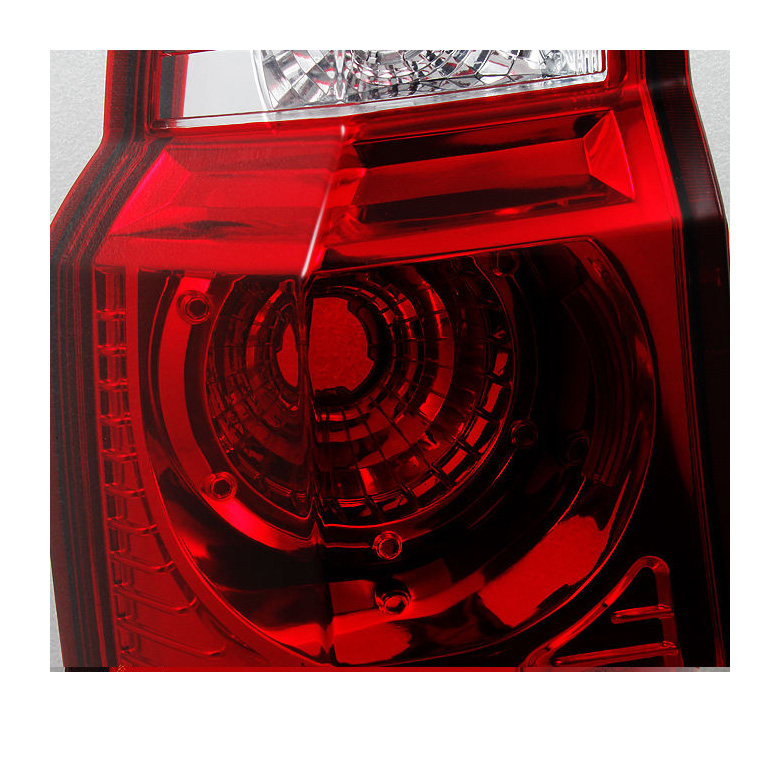 20062010 Jeep Commander Red Clear Replacement Tail Lights