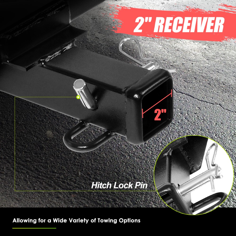 20072010 Jeep Patriot Compass Class3 Trailer Rear Bumper Tow Hitch