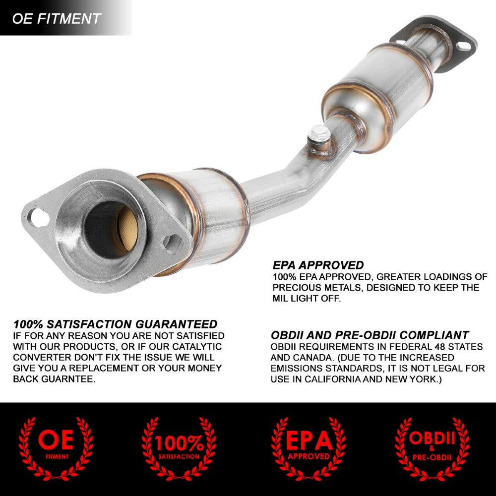 20072012 Nissan Sentra 2L OE Style Center Catalytic Converter Exhaust