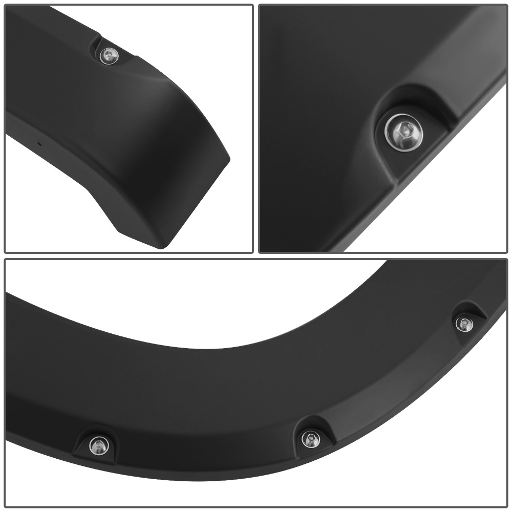 DNA Motoring 20072013 Chevrolet Silverado Pocket Bolt On Rivet Style