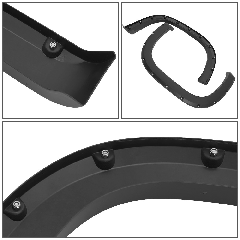 DNA Motoring 20072013 Chevrolet Silverado Pocket Bolt On Rivet Style