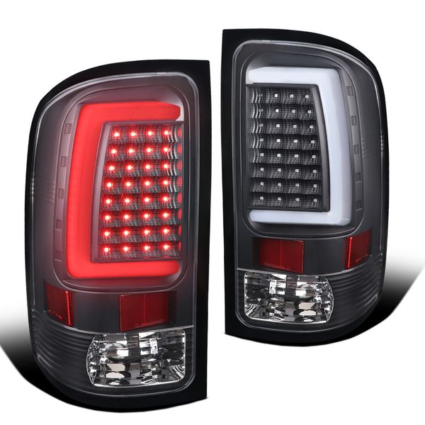 20072013 GMC Sierra 1500 2500HD OpticStyle LED Tail Lights Black
