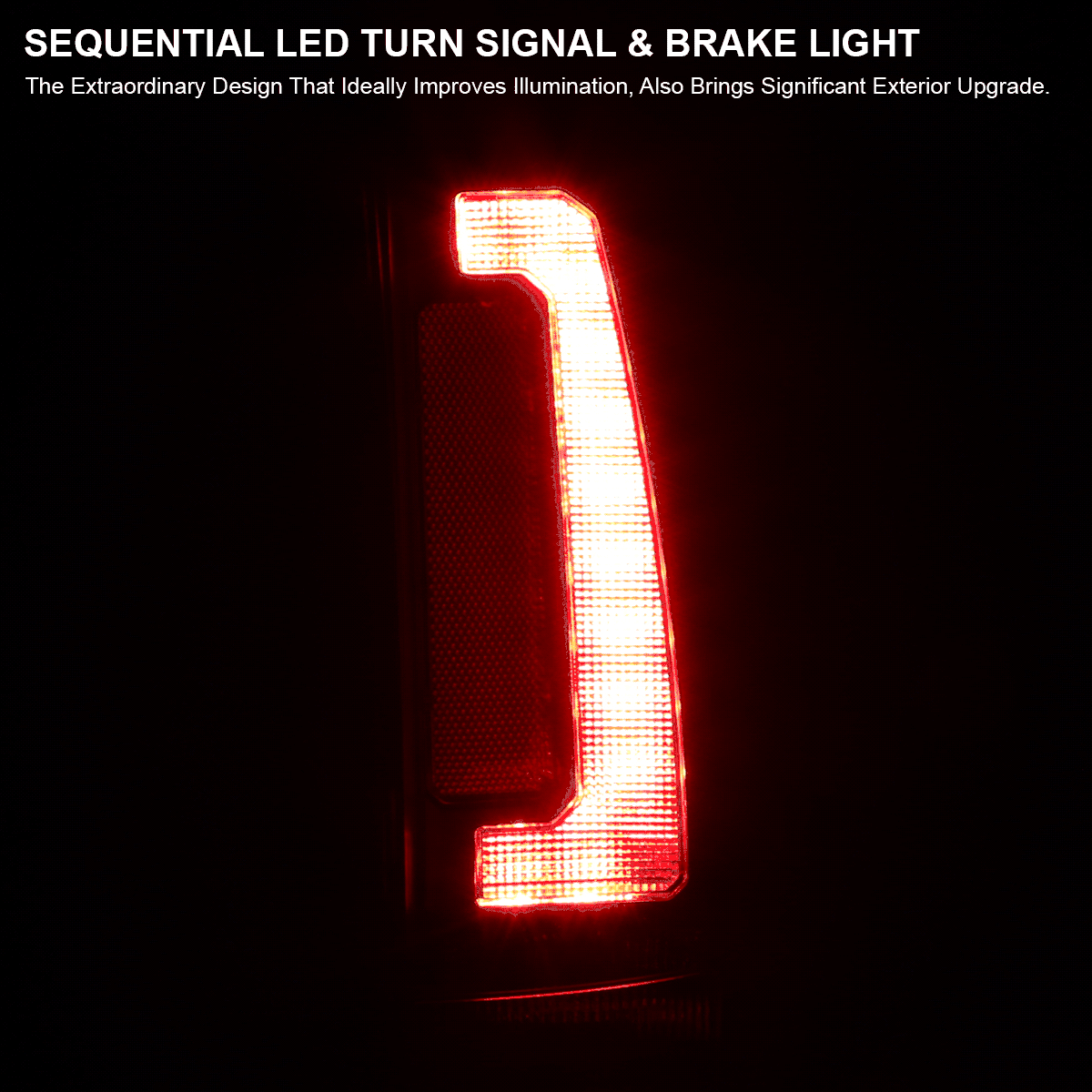 20072014 Chevy Tahoe Suburban LED Tail Lights Sequential Signal Lamps