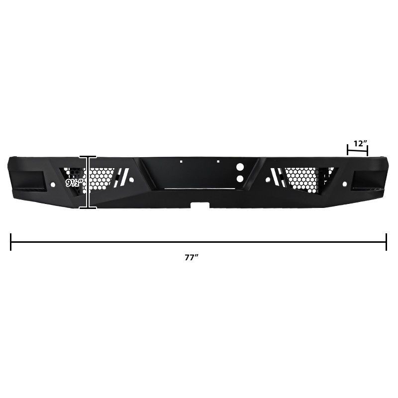 20072017 Chevy Silverado 1500 Rear Step Bumper Face Bar Heavy Duty w