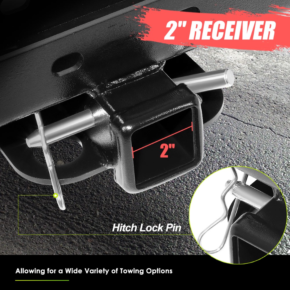 20072018 Jeep Wrangler JK Class3 Trailer Rear Bumper Tow Hitch