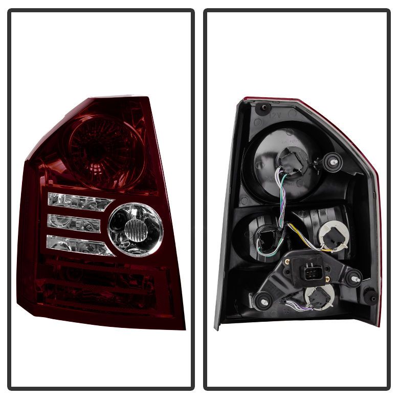20082010 Chrysler 300 Crystal Replace Tail Lights Red Smoked