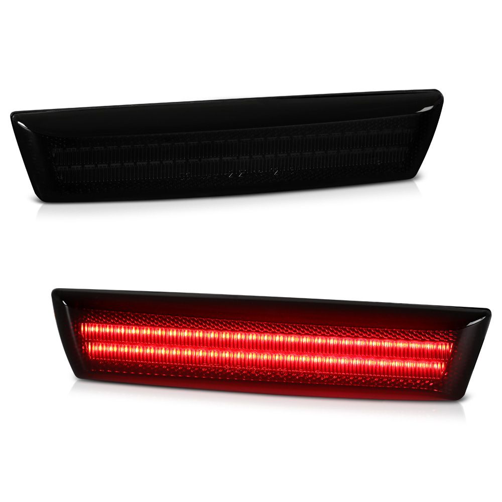 20082012 Chevy Malibu Rear Bumper LED Side Marker Lights Smoked lens
