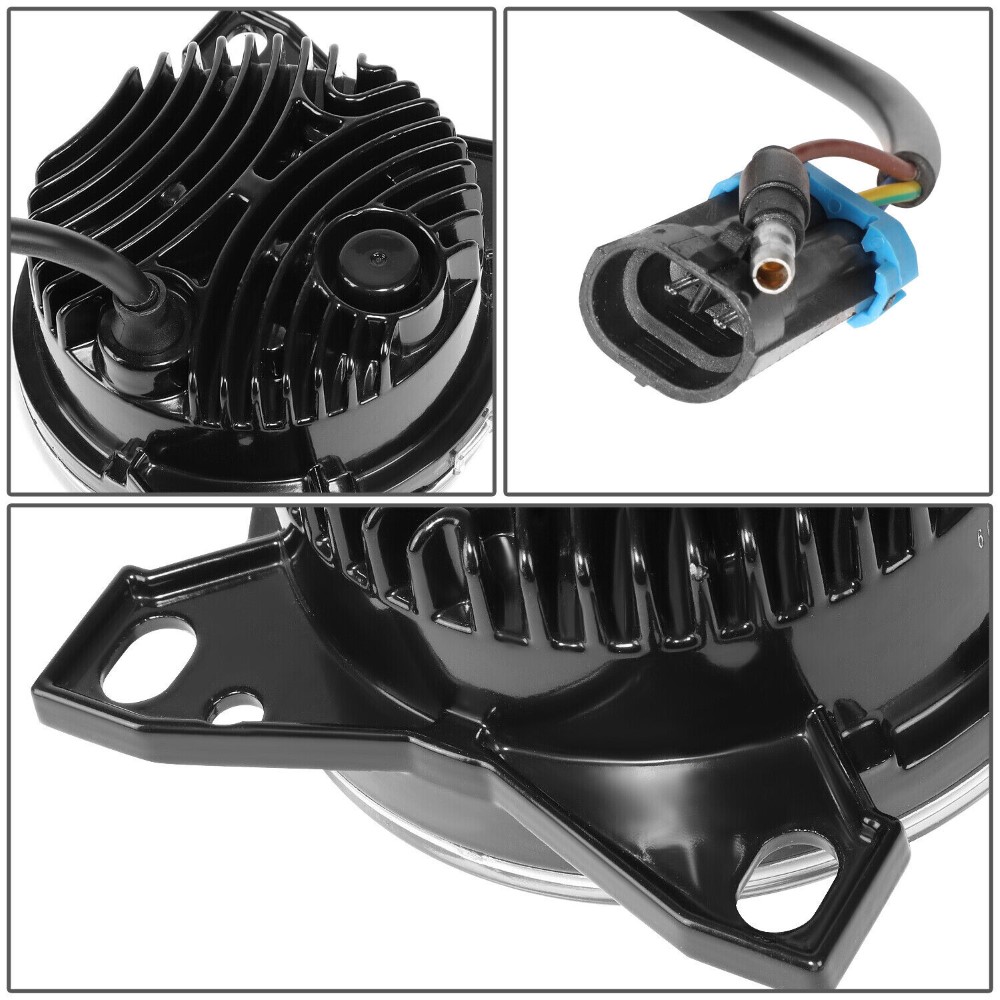 Speed Daddy Full LED Flower Pattern Fog Lights For Kenworth T660 Peterbilt 579 587 (Pair)