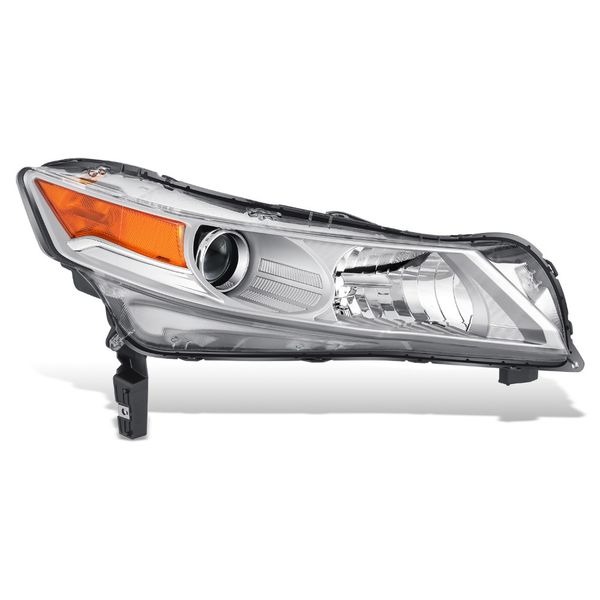 20092011 Acura TL Chrome Housing Projector Headlight Passenger Side